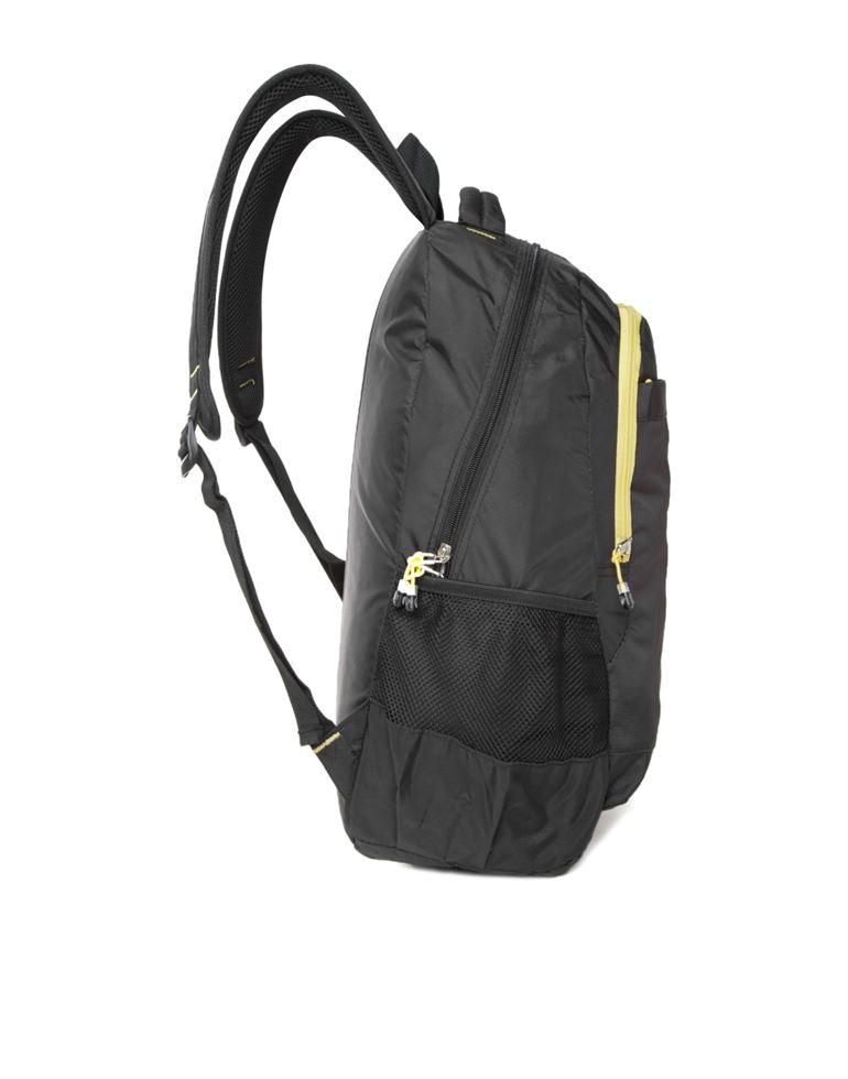 Flying Machine UniSex Black Casual Wear Backpack